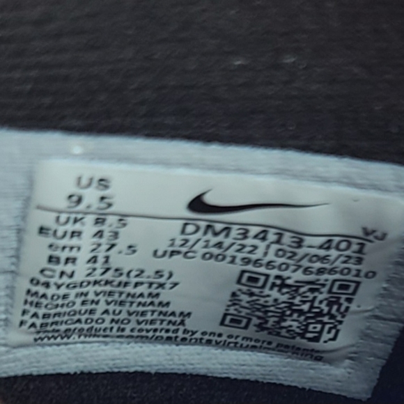 Nike Pegasus Turbo Next Nature Mens Size 9.5 Racer Blue Running Shoes DM3413-401 - Picture 8 of 8